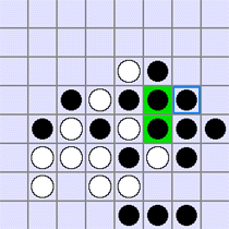 Reversi e as peças que mudam de cor durante o jogo